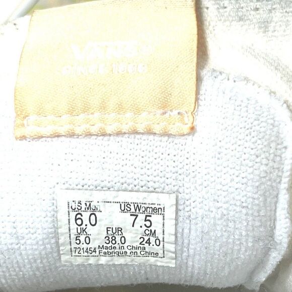 Vans SK8-Hi Sneakers Skate Casual Shoes Womens 7.5 Lace Up Mens 6 Paisley Canvas - Picture 10 of 11